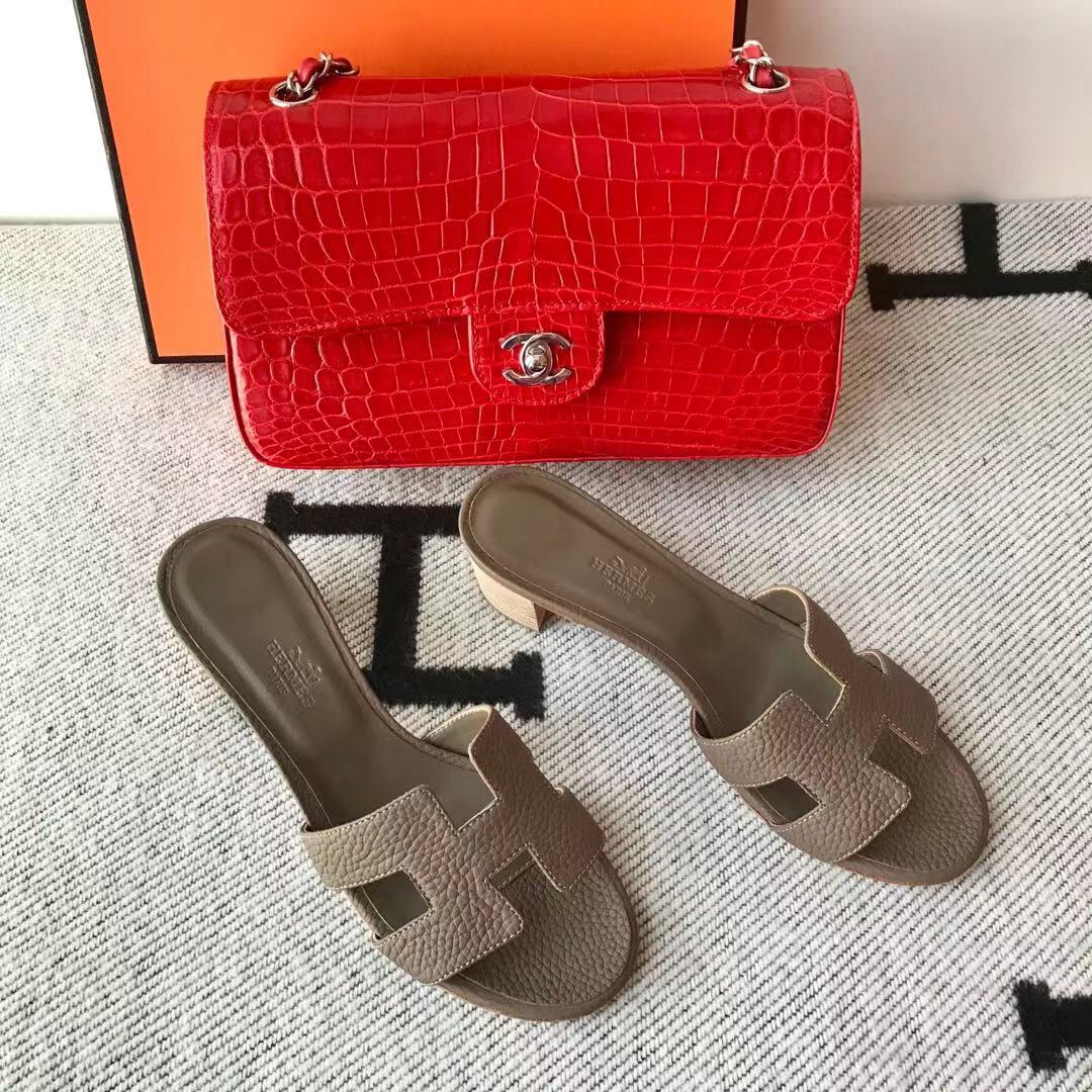 에르메스 올수공 오아시스 슬리퍼 샌들 토고 01